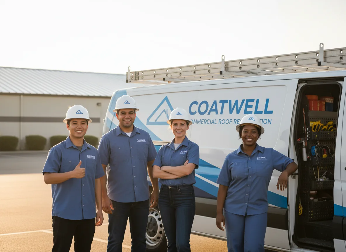 Commercial roof coating company in Varina, IA